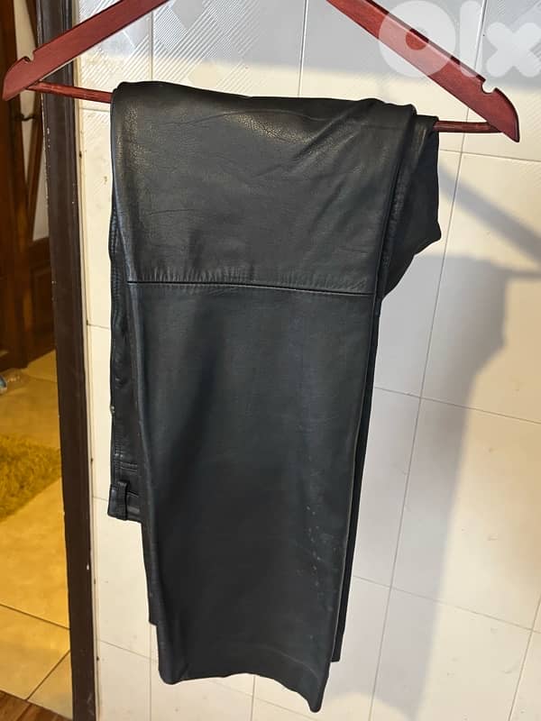 Route 66 Vintage Leather Pants 7