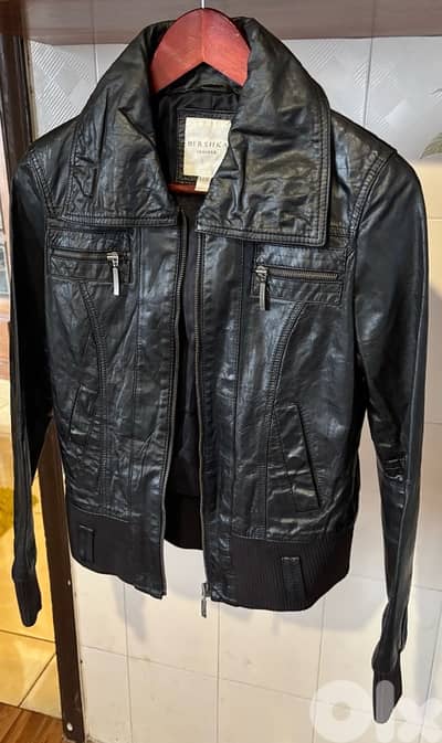 BERSHKA Leather Jacket
