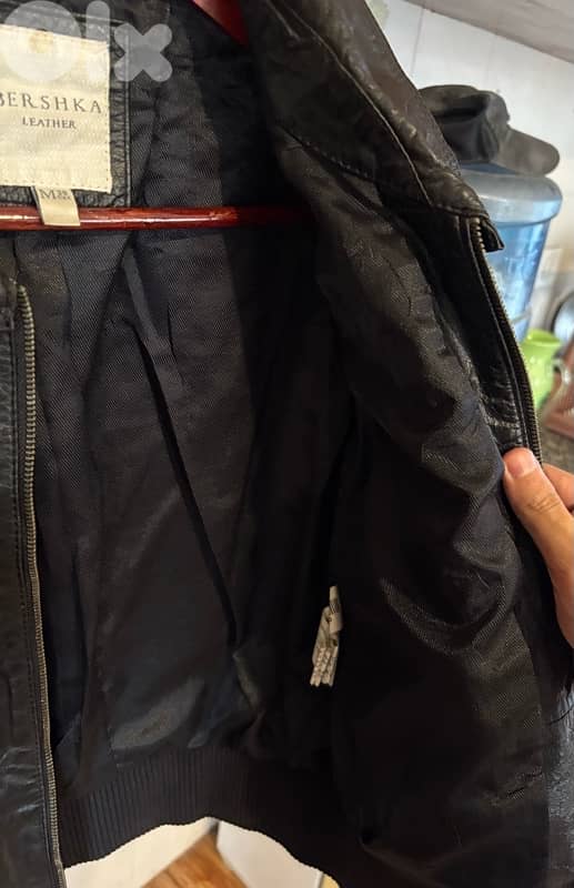 BERSHKA Leather Jacket 2