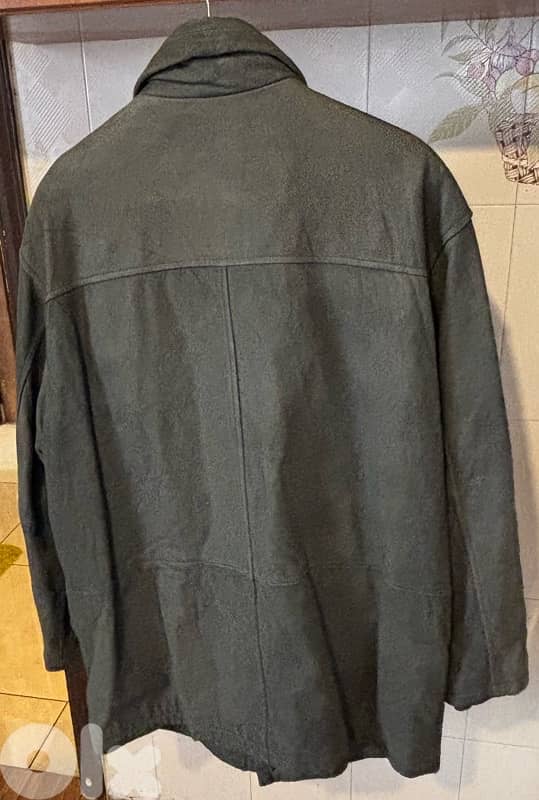 HM German Leather Jacket 1980s 3