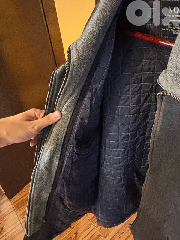 NORMANS Real Leather Jacket Designed in Italy 1