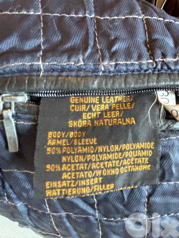 NORMANS Real Leather Jacket Designed in Italy 5