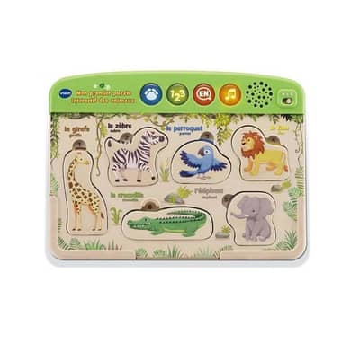 vtech my first interactive animal puzzle