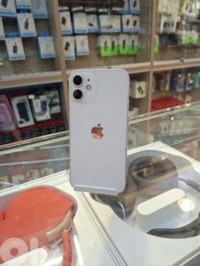 Used iphone 12 mini 64 gb white battery changed