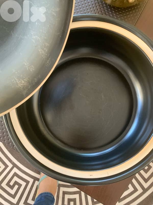 طنجرة سيراميك أسود 1