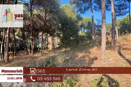 Mansourieh 165m2 | Land  |Zone A1 | Classy Area | Residential | OH