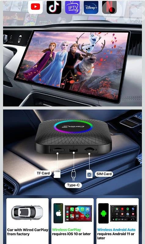 Carlinkit Android 13 Ai Box LED Version 2