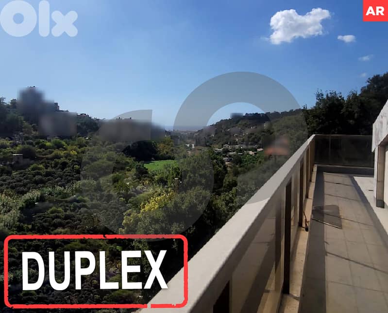Duplex, Scenic,Spacious, great view,baabda, wadi chahrour REF#AR127166 0