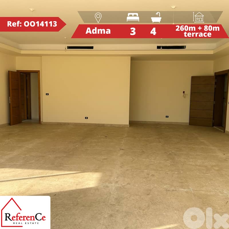 Apartment with Terrace in Adma شقة مع تراس في ادما 0