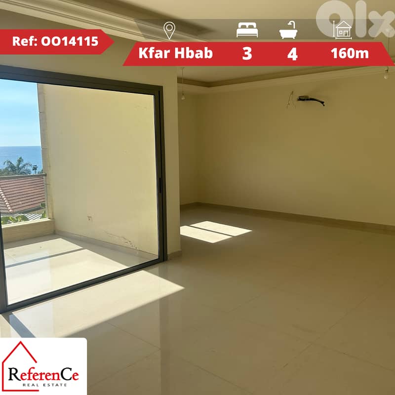 Apartment in Kfar Hbab for sale شقة للبيع في كفر حباب 0