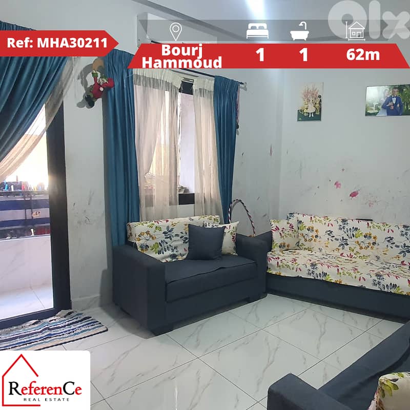 Renovated apartment in Bourj Hammoud شقة مجددة للبيع في برج حمود 0
