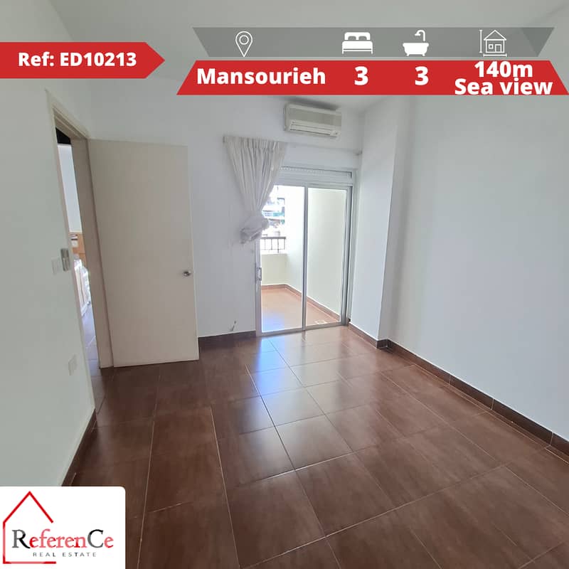 Apartment with sea view in Mansourieh شقة مطلة على البحر في المنصورية 0