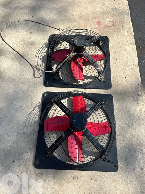 2 aspirator fans in a very good condition 1