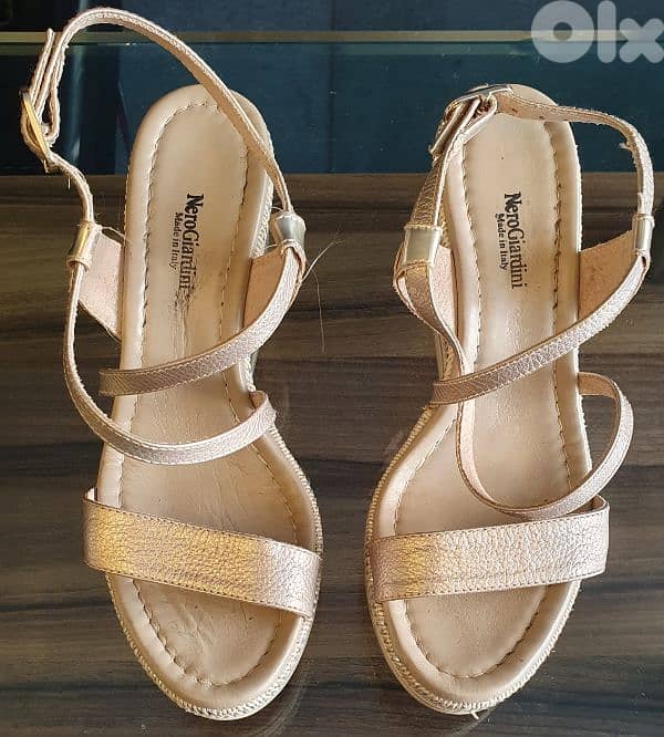 sandal Nero Giardini N36 Made inItaly like new 5$ b ashrafiye 03723895 4