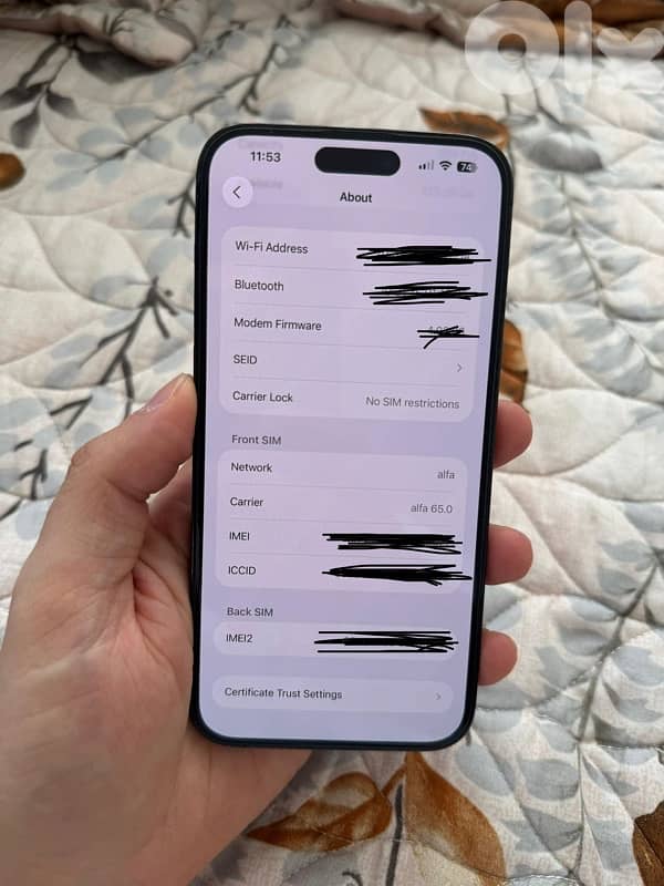 iPhone 14 PM 256GB 2 SIM 12