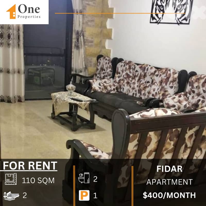 APARTMENT FOR RENT IN FIDAR 0