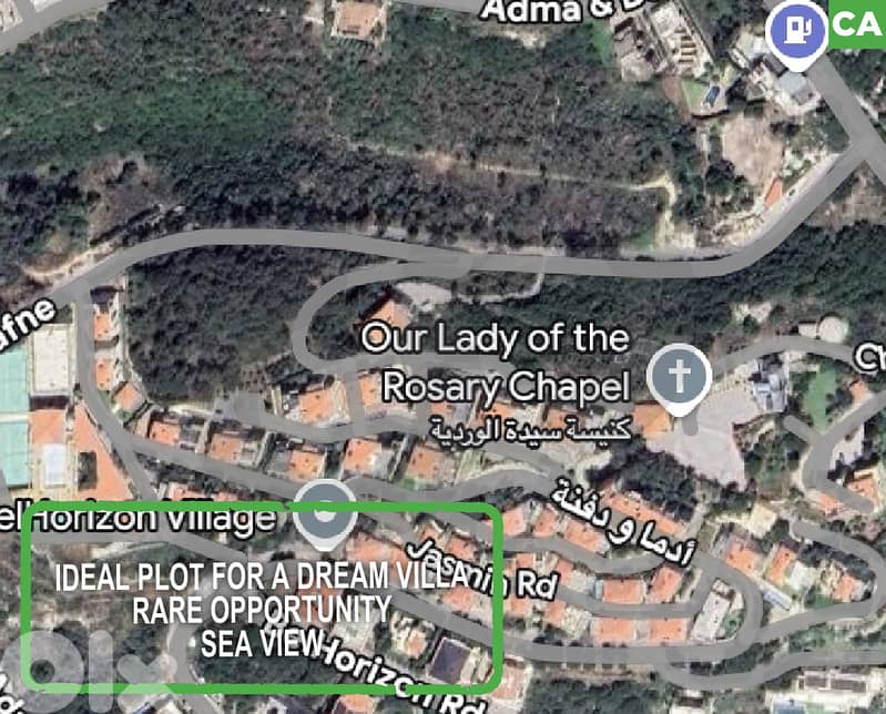 Adma  | Sea View | Prime Residential Plot | Square Shape REF#CA127185 0