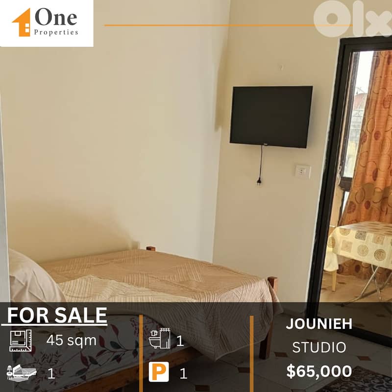 STUDIO FOR SALE IN JOUNIEH 0