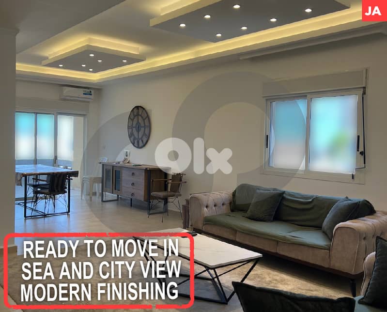 Sea and City View,Modern Finishing, jbeil, mastita/مستيتا REF#JA127188 0