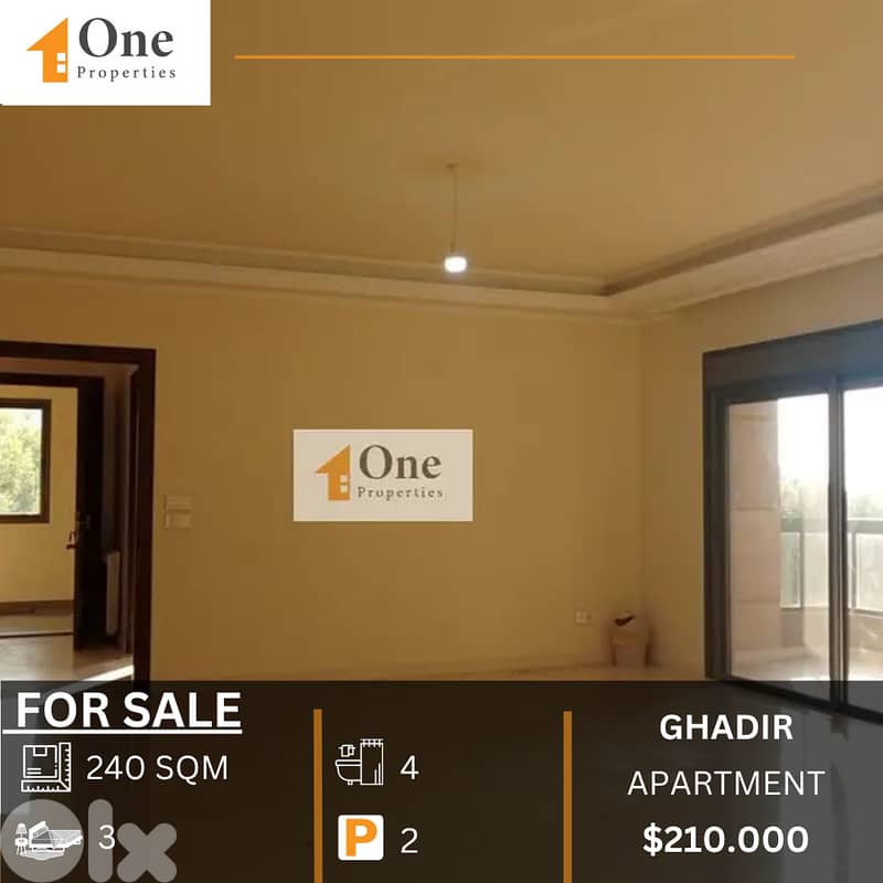 APARTMENT FOR SALE IN GHADIR 0