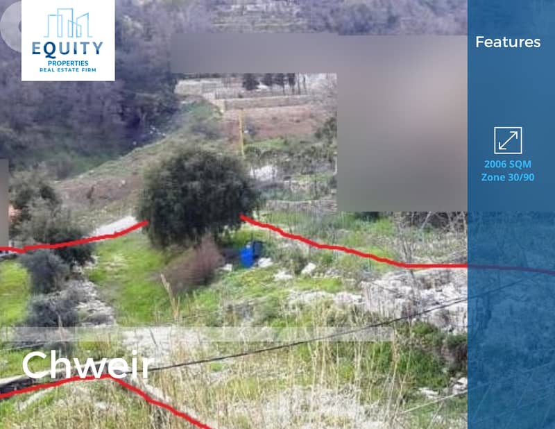 2006 SQM Land For Sale In Chweir أرض للبيع #CK2153171 0