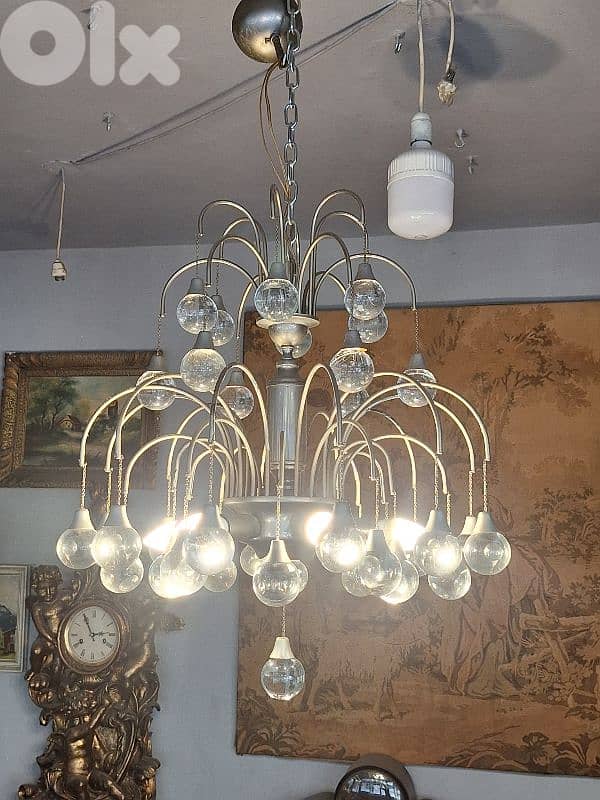 Mid-century Sciolari italian chandelier 2
