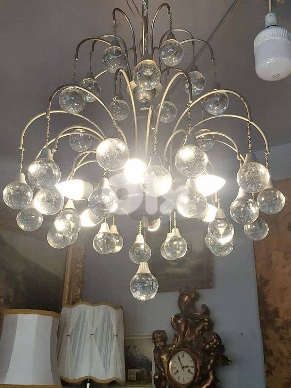 Mid-century Sciolari italian chandelier 3