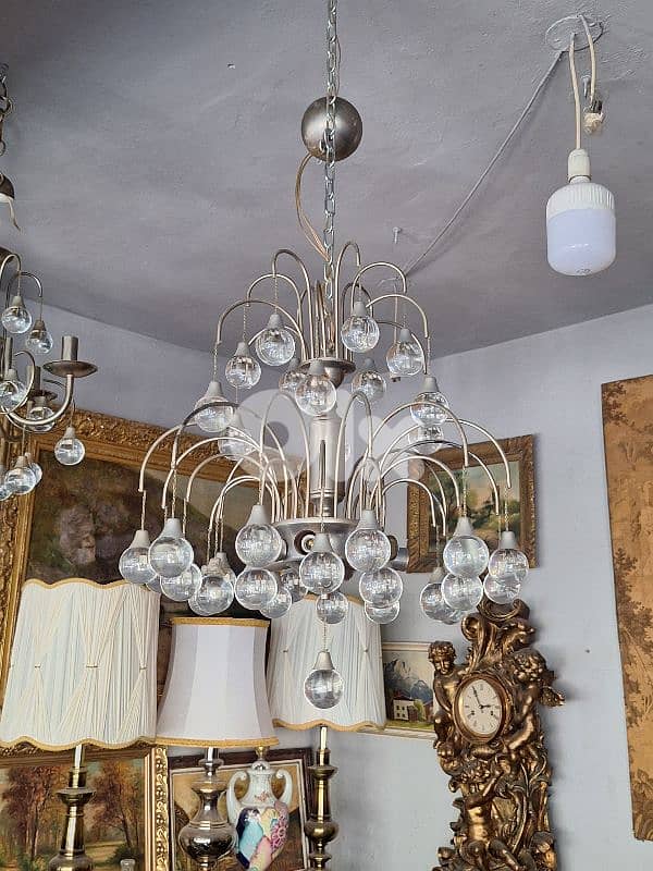 Mid-century Sciolari italian chandelier 4