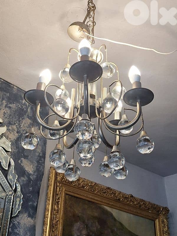 5 lamps sciolari italian chandelier 2
