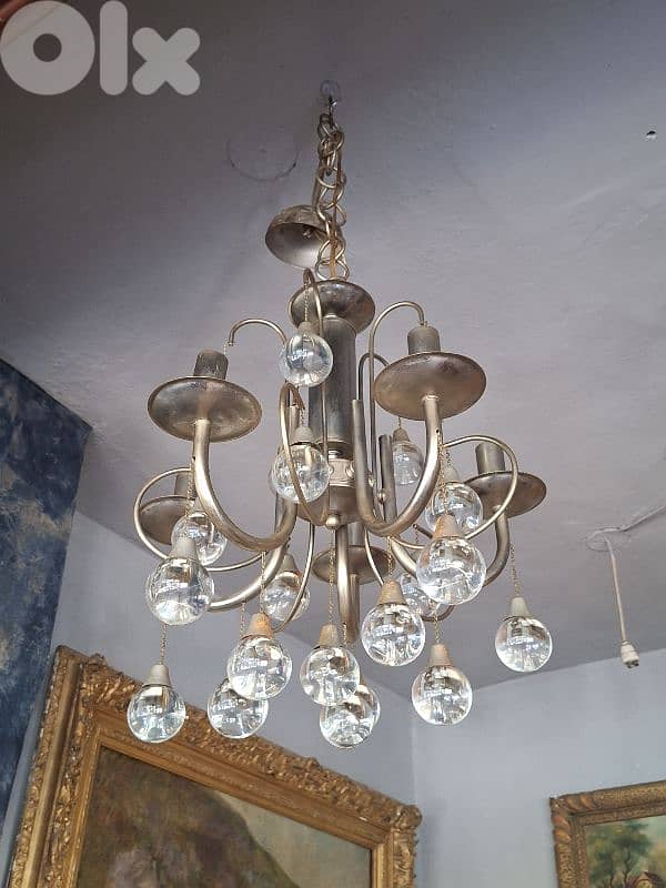 5 lamps sciolari italian chandelier 5