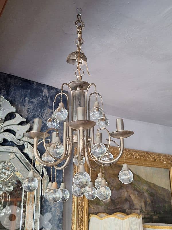 5 lamps sciolari italian chandelier 6