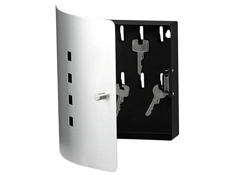 key cabinet quad , stainless steel , 10hooks 1