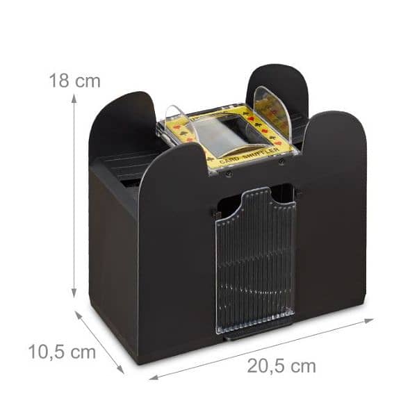 relaxdays automatic card shuffler for 6 decks 1