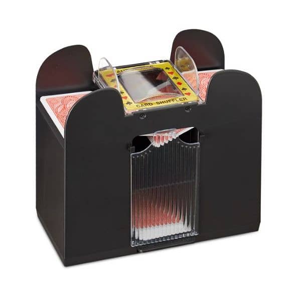 relaxdays automatic card shuffler for 6 decks 3