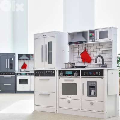 Wooden Kitchen The Chef Master Playset With Fridge - طقم مطبخ خشبي