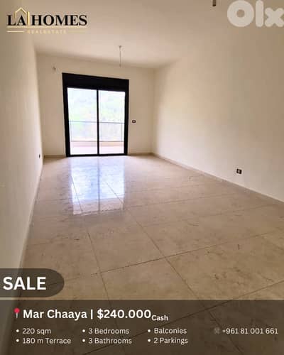 apartment for sale in mar chaaya شقة للبيع في مار شعيا