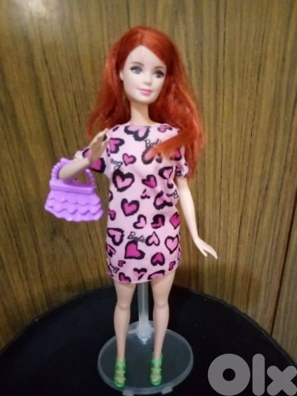 Barbie FASHIONISTA -RED HEAD Mattel year 2017 as new doll=21$ 0