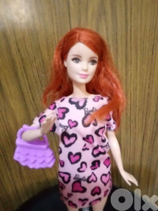 Barbie FASHIONISTA -RED HEAD Mattel year 2017 as new doll=21$ 1