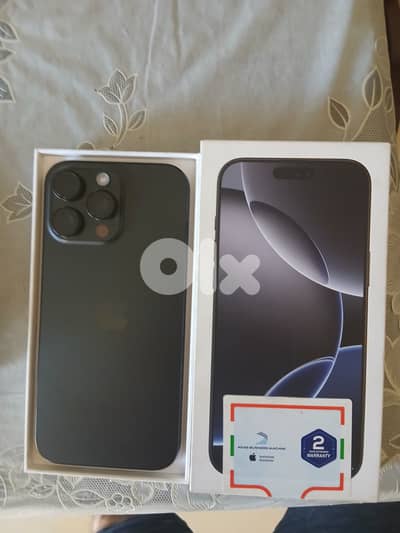 Iphone 16 pro max mcharag 15 mara bas w mgamrak w battery 100