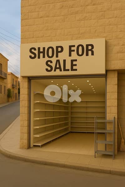 120m2 Shop for Sale in the Heart of Jbeil town– Very Prime Location