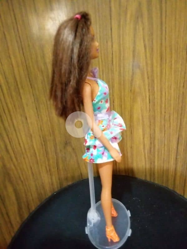 Barbie GLITZ Brunette as new doll in floral dress2005 Unflexi+Shoes=20 4