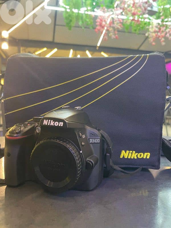 Nikon D3400 used like new for sale 1