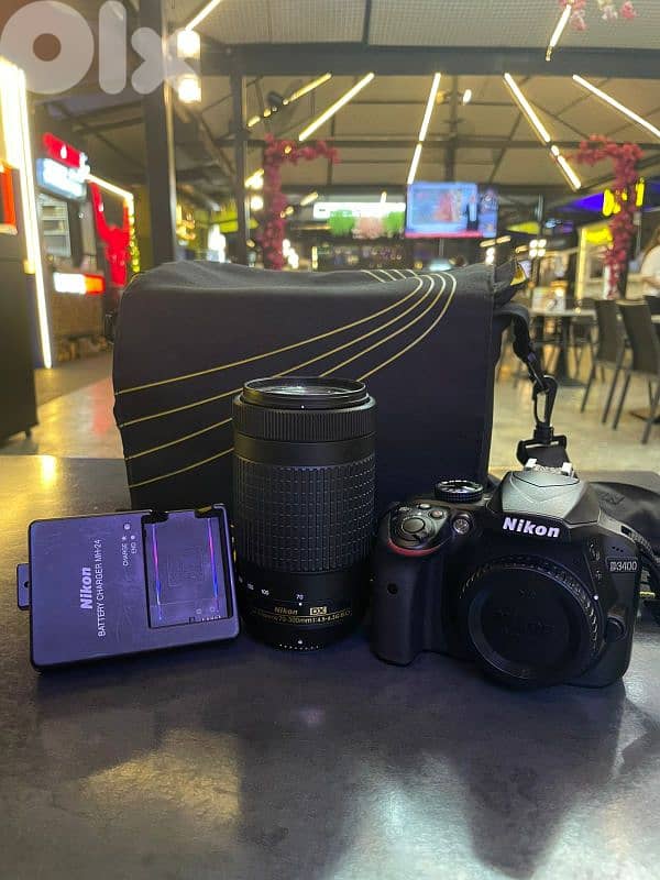 Nikon D3400 used like new for sale 2