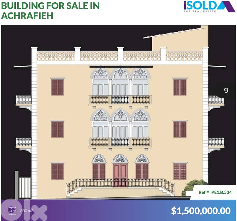 Building with Prime Location 4sale in Achrafieh-مبنى للبيع في الأشرفية 0