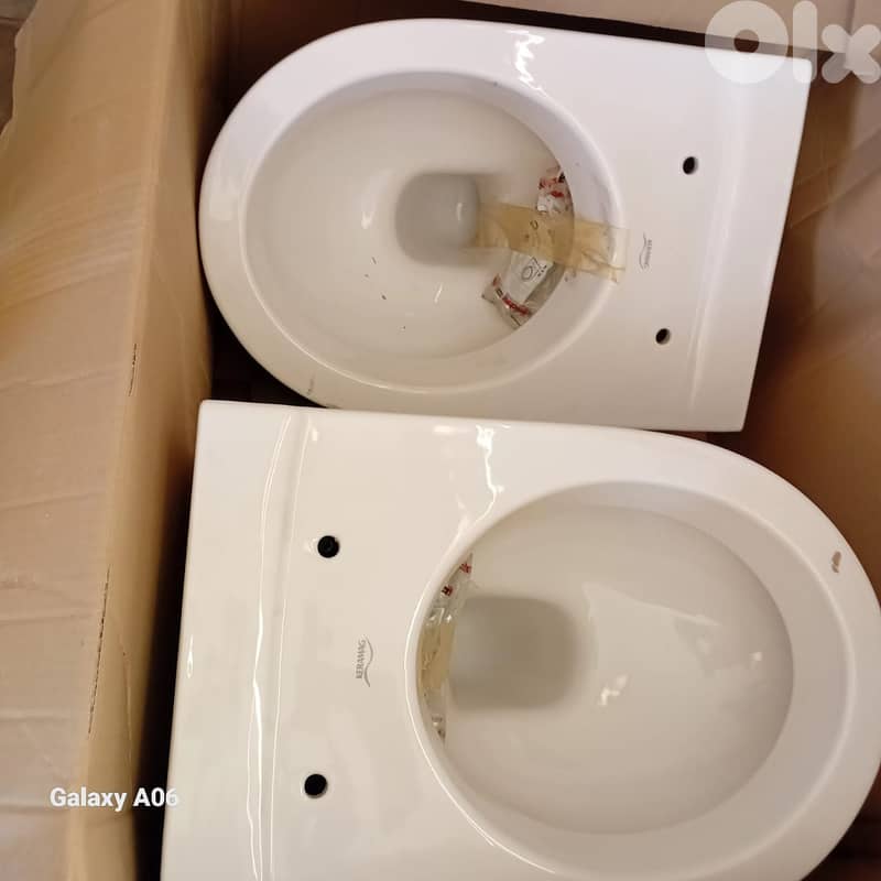 Brand New Keramag Sinks and Toilets - Full Bathroom Fixtures مغاسل ومر 8