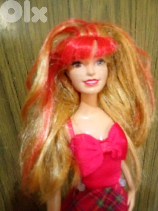 "RAYNA" Barbie ROCK 'N ROYAL ROCKSTAR like new doll 2014 Mattel=24$ 1