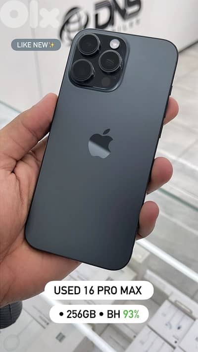 iphone 16 pro max 256G black