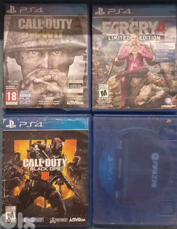 PS4 games for sale 0