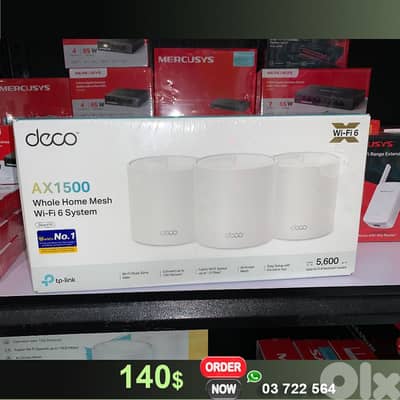 DECO X10 AX1500 WiFi 6 TP-LINK Mesh System