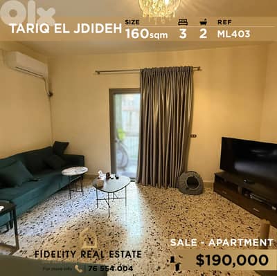 Apartment for sale in Tarik El Jdideh ML403 شقة للبيع في طريق الجديدة